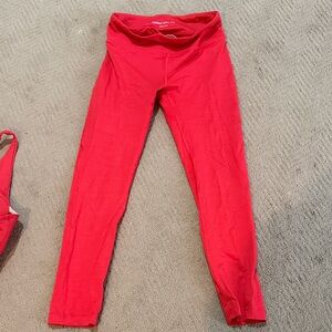 Outdoor Voices Bold Red Leggings